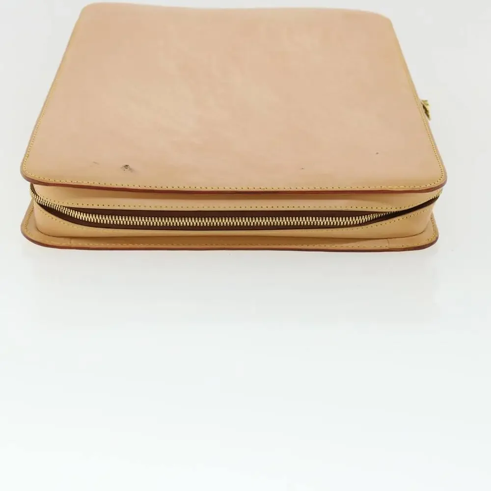 LOUIS VUITTON Valtec Briefcase Nomad Leather Beige M99071